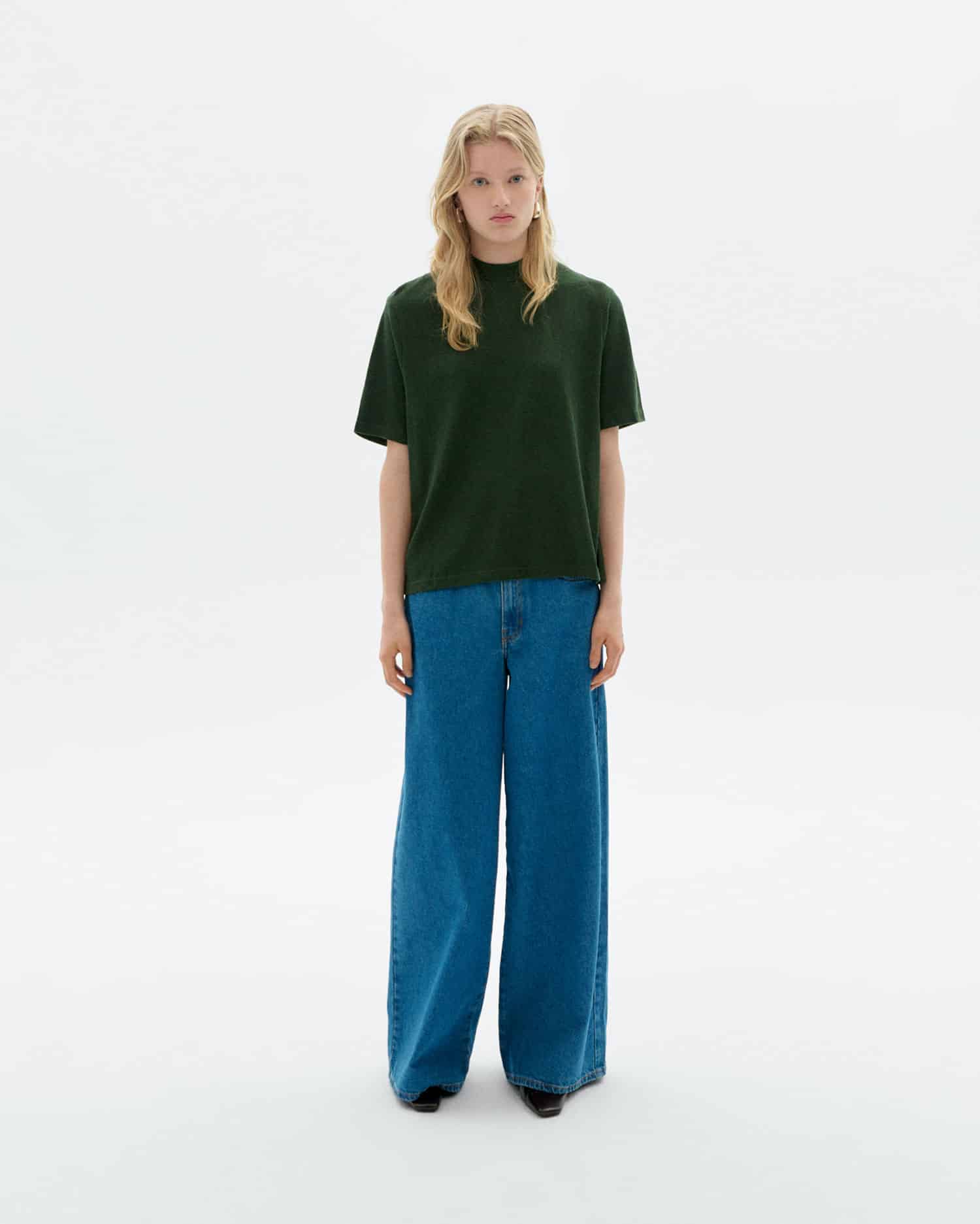 Aidin T-Shirt Hemp - Bottle Green