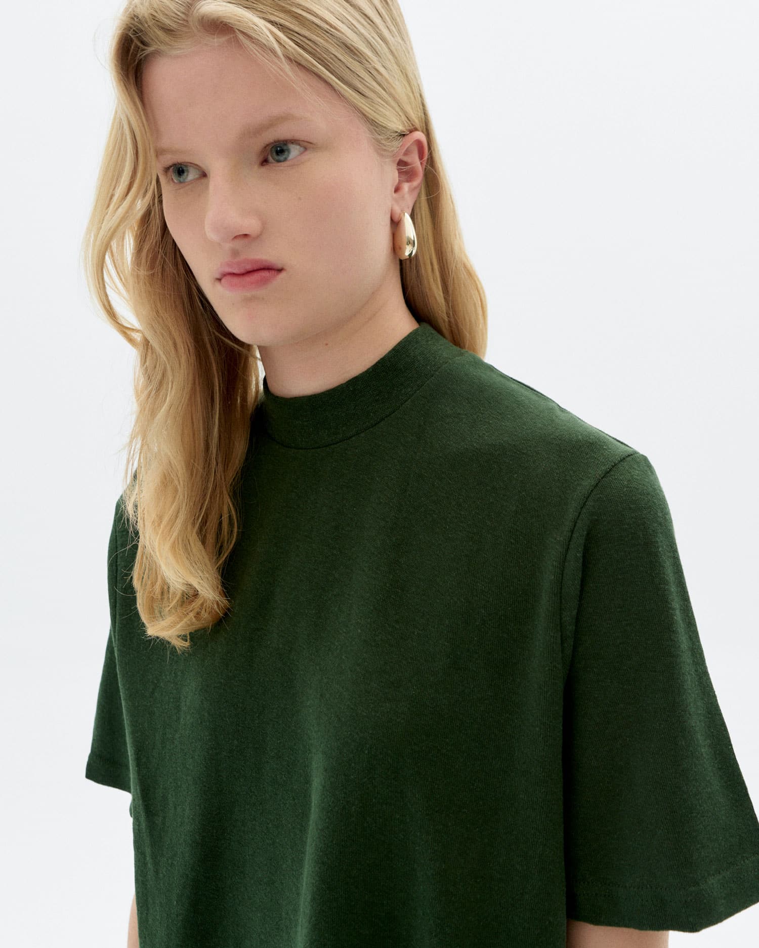 Aidin T-Shirt Hemp - Bottle Green