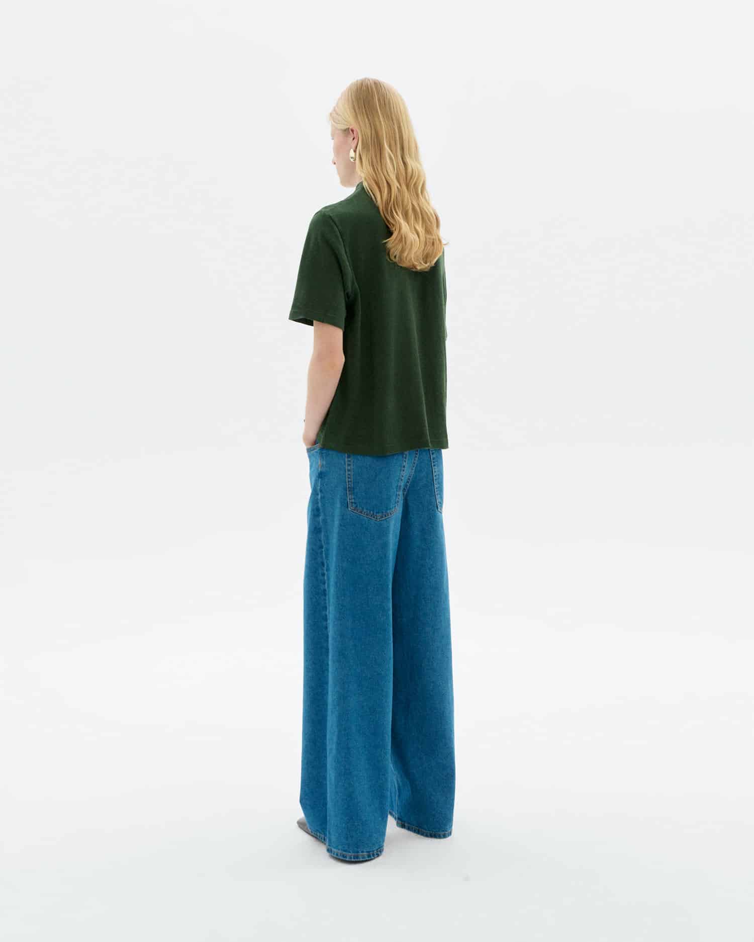 Aidin T-Shirt Hemp - Bottle Green